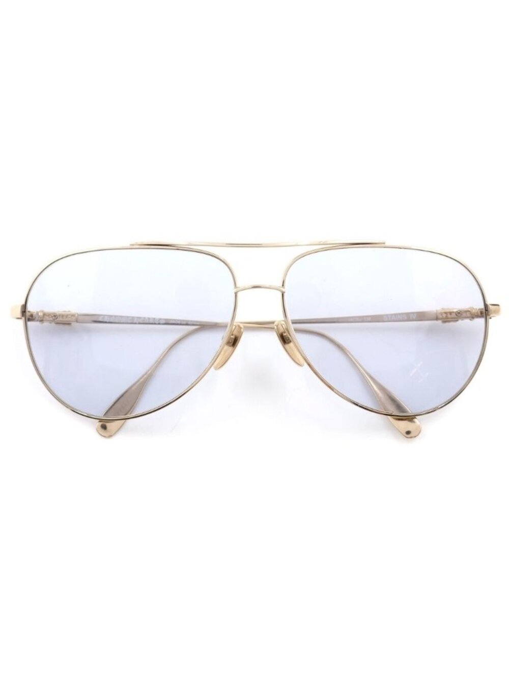 Chrome Hearts Cross Teardrop Color Sunglasses Eyewear Gold